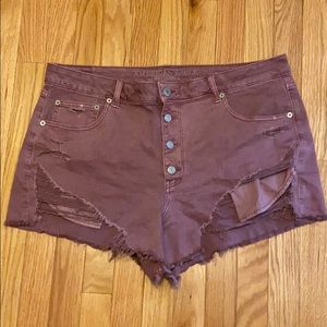 American Eagle Hi Rise Festival Shorts